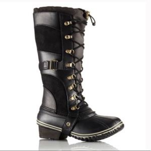 Sorel conquest carly high winter lace boots